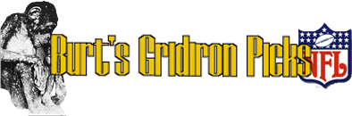 Burt's Gridiron Picks