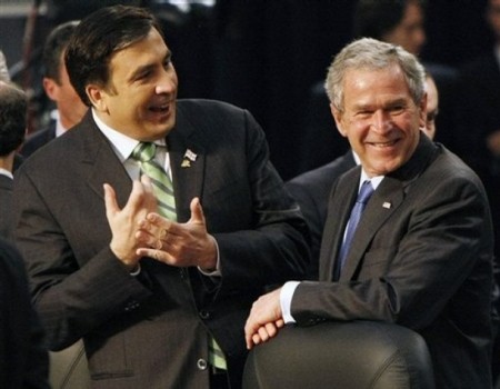 saakashvili bush