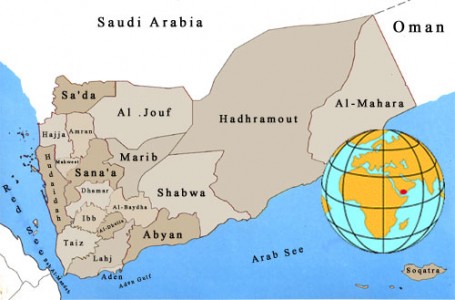 yemen map yemen map