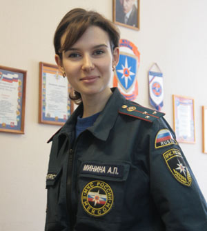 Анна МИНИНА, пресс-секретарь ГУ МЧС по Владимирской области Анна МИНИНА, пресс-секретарь ГУ МЧС по Владимирской области