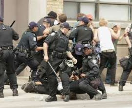 toronto riot arrest1 toronto riot arrest1