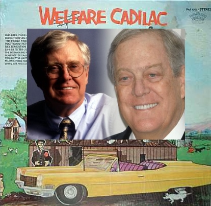 welfare cadillac charles david koch welfare cadillac charles david koch