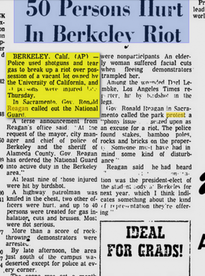 reagan 1969 riot berkeley 50 hurt2 reagan 1969 riot berkeley 50 hurt2