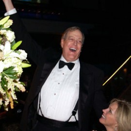 The Tea Party was a good investment for the Kochs: their combined wealth grew by $2 billion last year from $42 to $44 billion, according to Forbes...