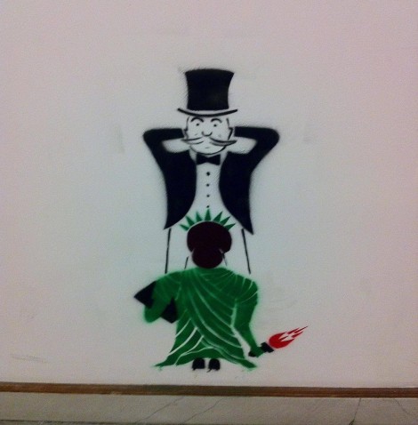 oligarch ramming-lady liberty
