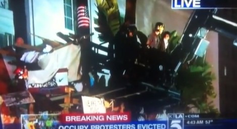 LAPD raids a treehouse protest