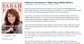 Palin on Max Blumenthal