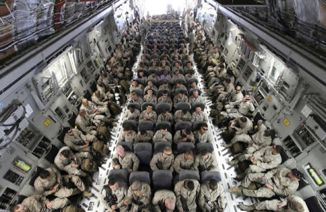 afghanistan troop transport
