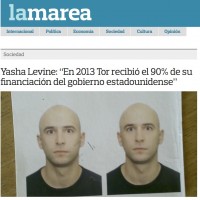 Interview with Yasha Levine: "In 2013 Tor received 90% of its funding from the US government"